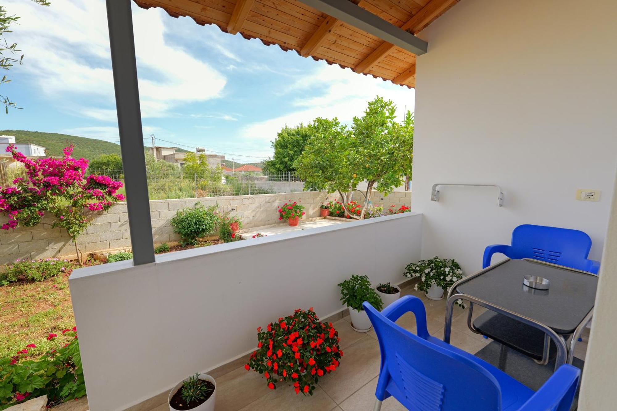 Brahimi Guest House Ksamil Esterno foto